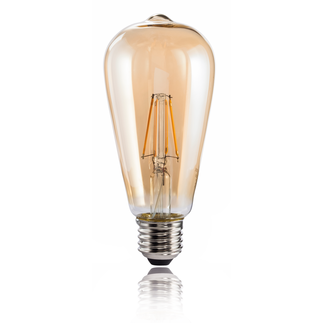 Xavax LED-Vintagelampe E27 685lm | ersetzt 55W (warmweiß) dimmbar