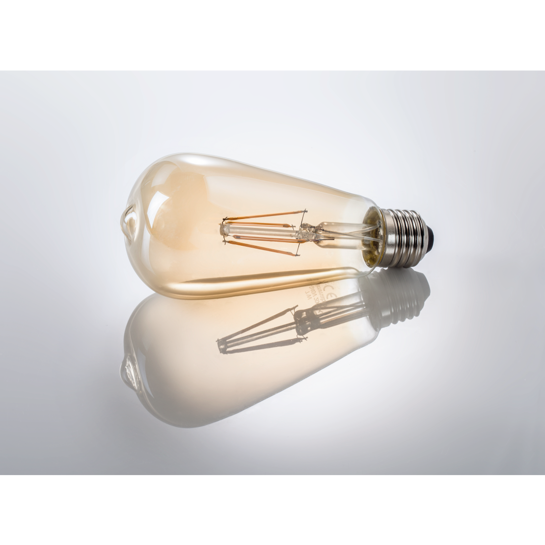 Xavax LED-Vintagelampe E27 685lm | ersetzt 55W (warmweiß) dimmbar