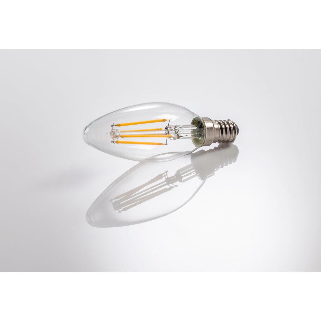 Xavax LED-Kerzenlampe E14 470lm | ersetzt 40W (warmweiß) 2er Set