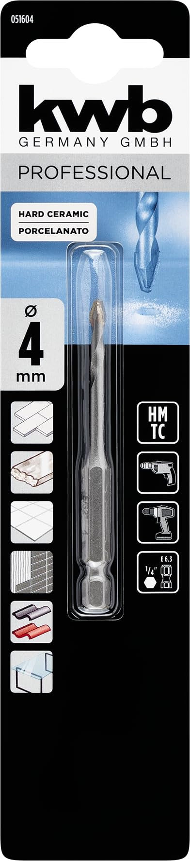 FEINSTEINZEUGBOHRER 4MM SB