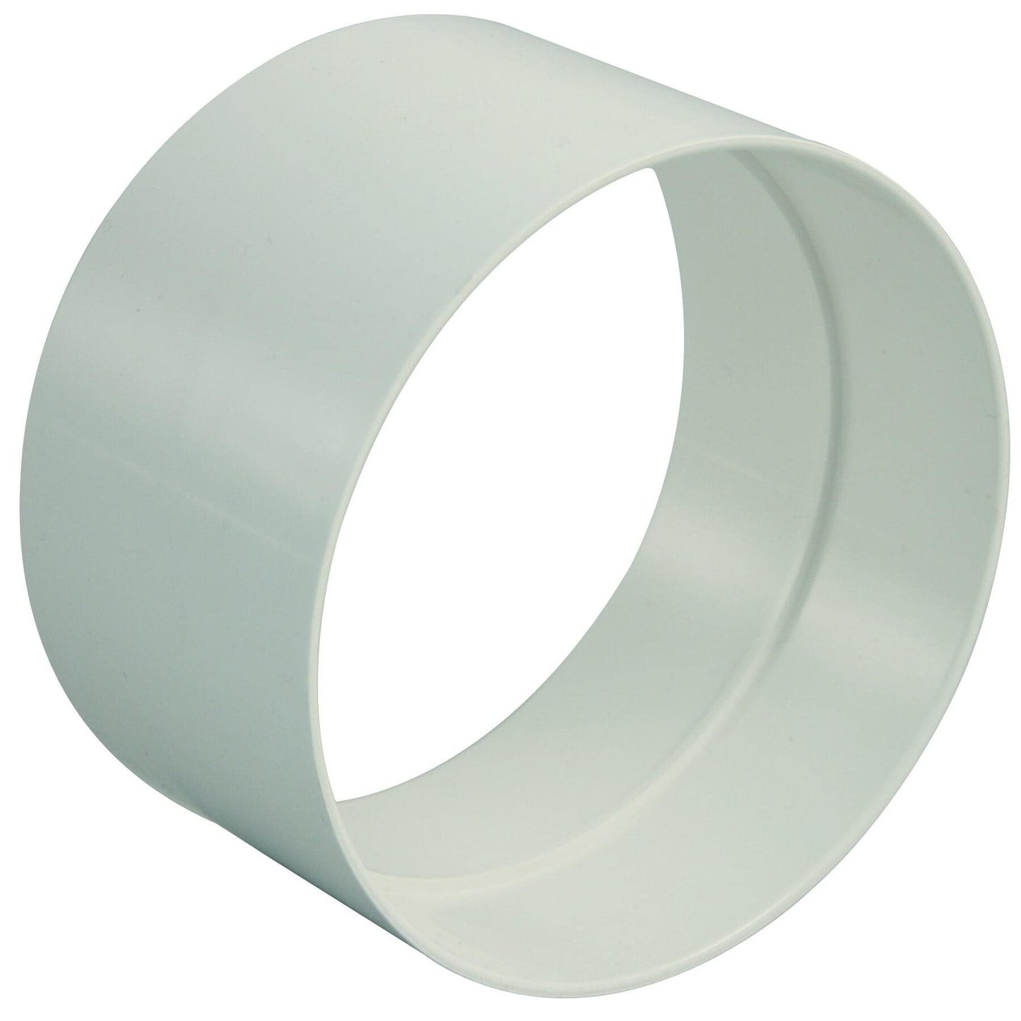 Verbinder für Rundrohr 125mm, weiß