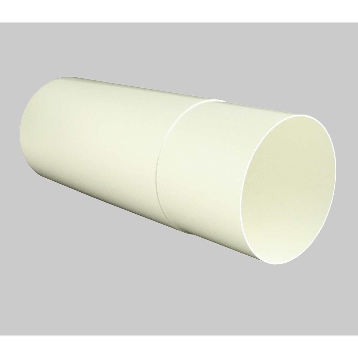Teleskopkanal 2-teilig Rohr 100/104 mm weiss