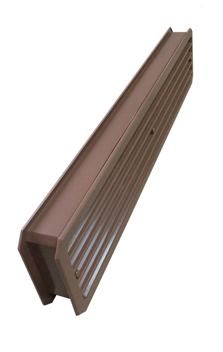 Türgitter aus Kunststoff 452x92 mm, Farbe braun