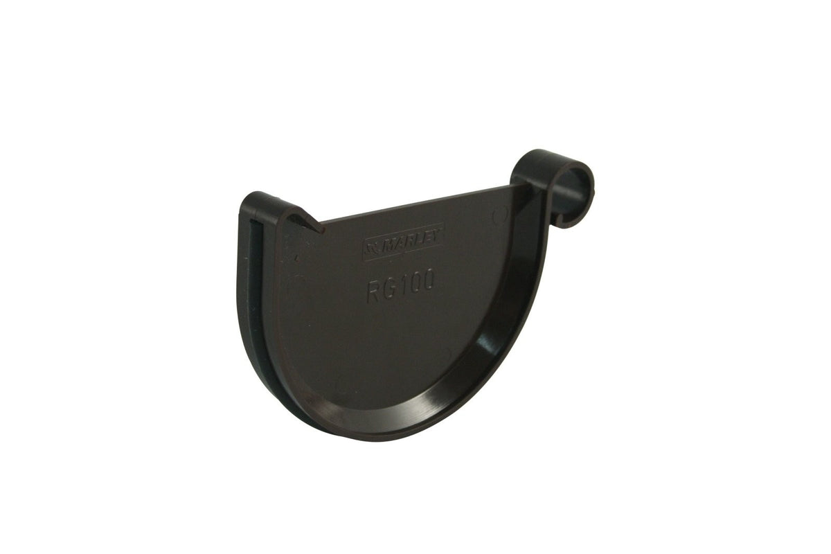 Endstück f.links+rechts, braun RG/DN 100