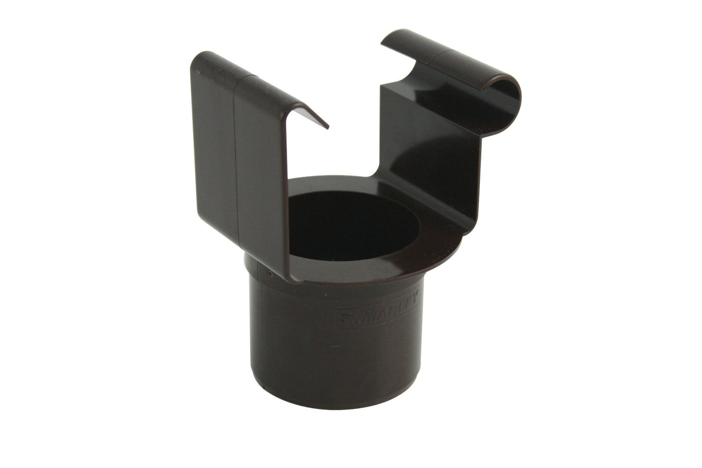 Stutzen für Dachrinne RG/DN 70/53 braun