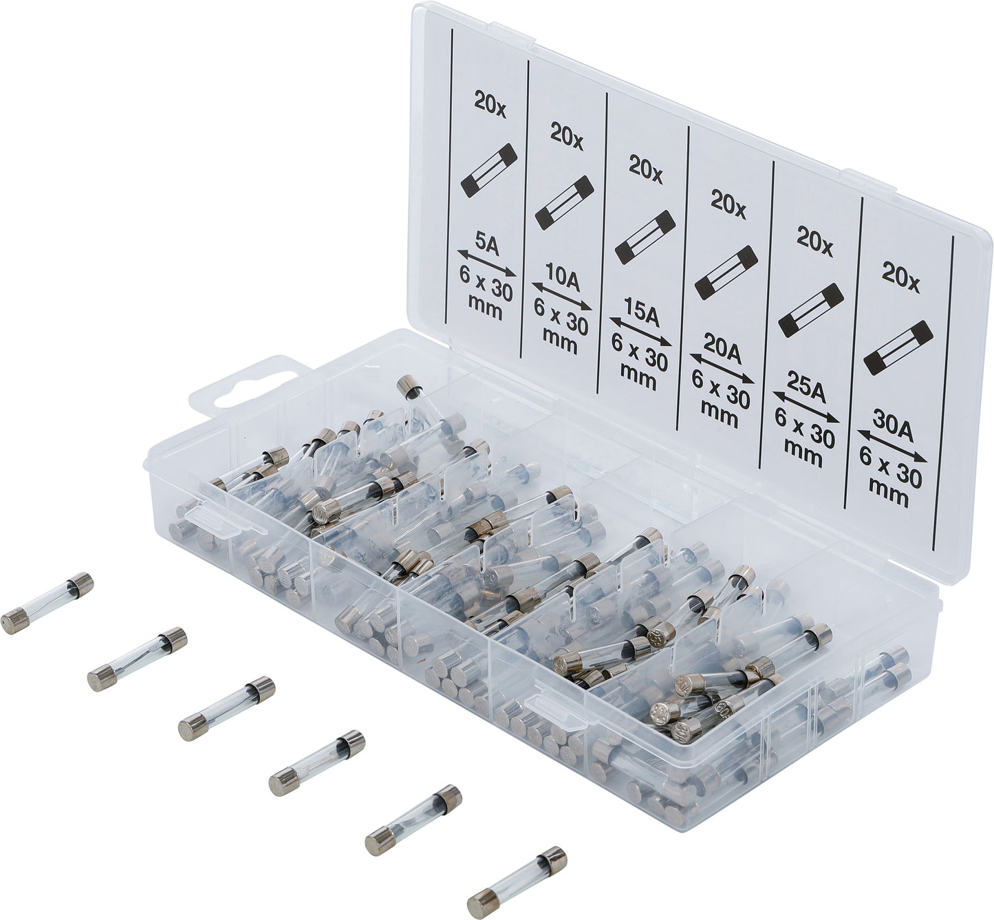 BGS Glassicherungs Sortiment 120 teilig