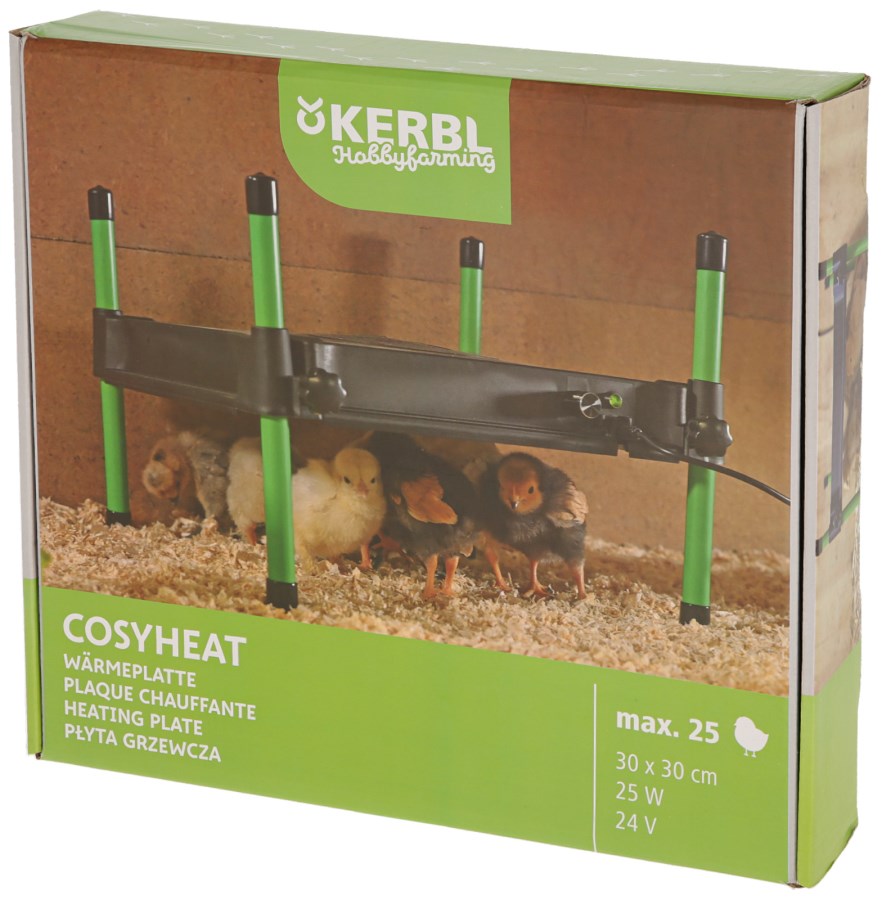 Kerbl Wärmeplatte CosyHeat 24 V | 30 x 30 cm