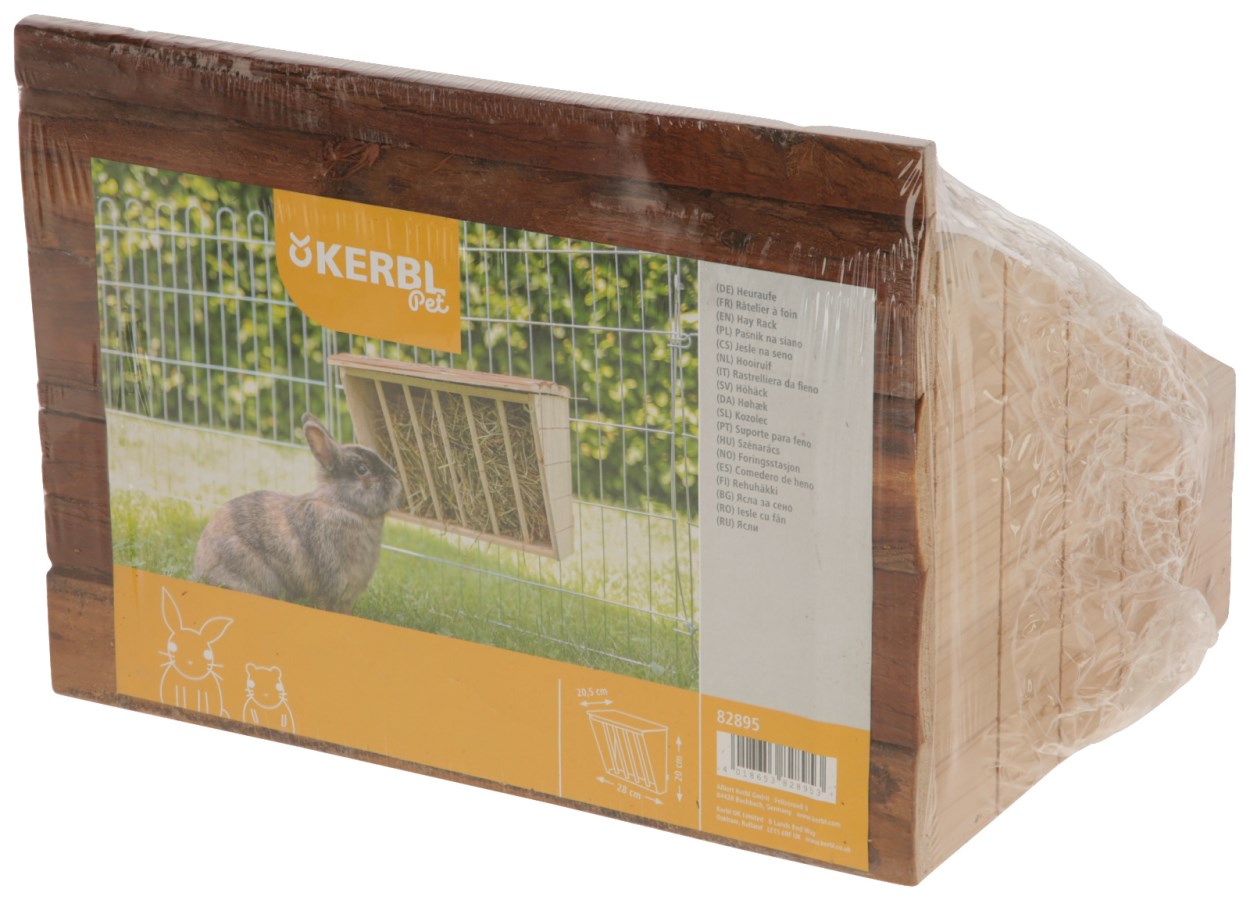 Kerbl Heuraufe XL Nature | 28 x 20,5 x 22 cm