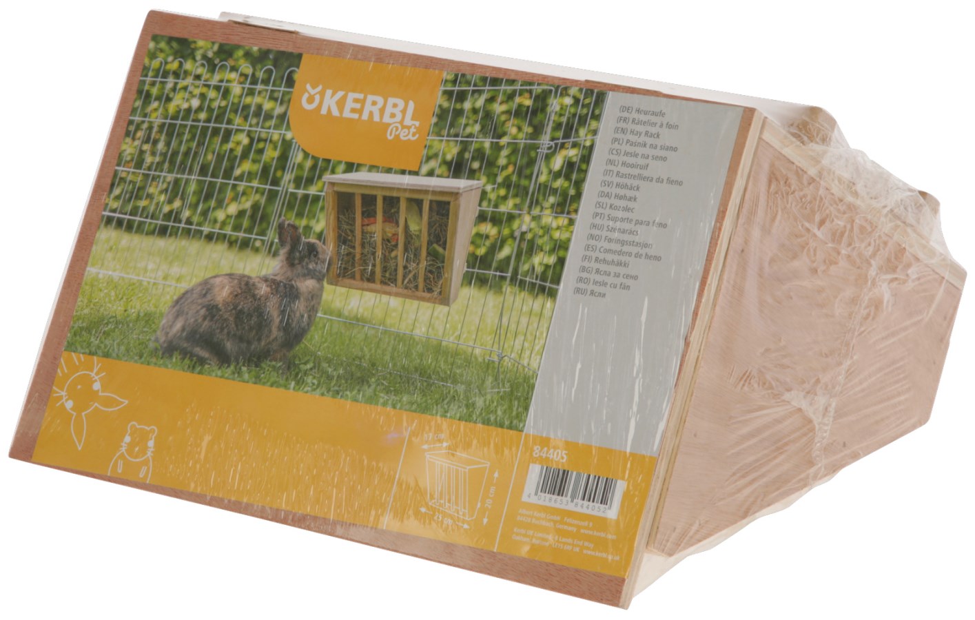 Kerbl Heuraufe mit Sitzbrett | 37 x 17 x 20 cm