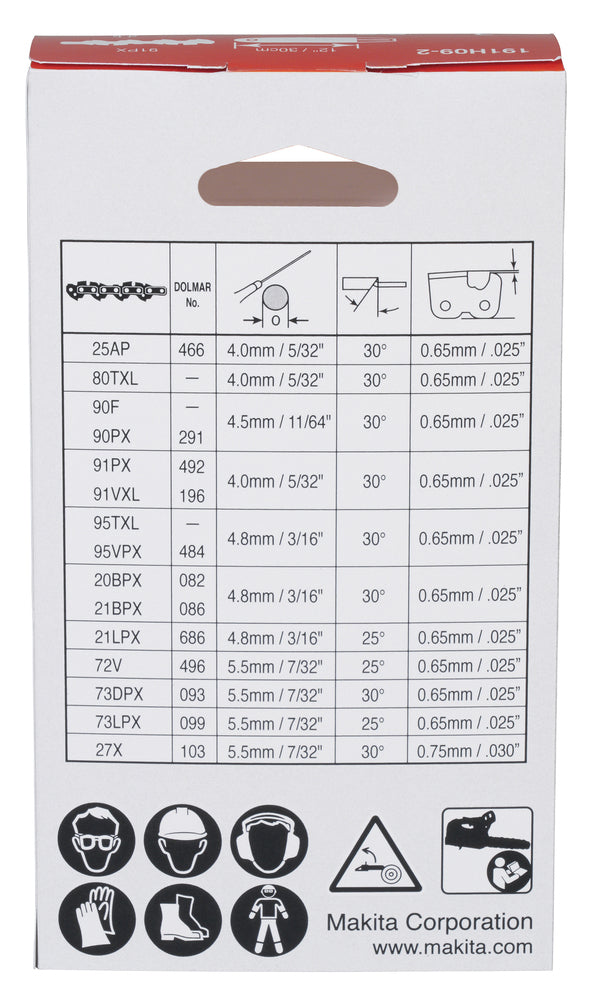 Makita Ersatz-Sägekette 10cm | TG 1,1mm