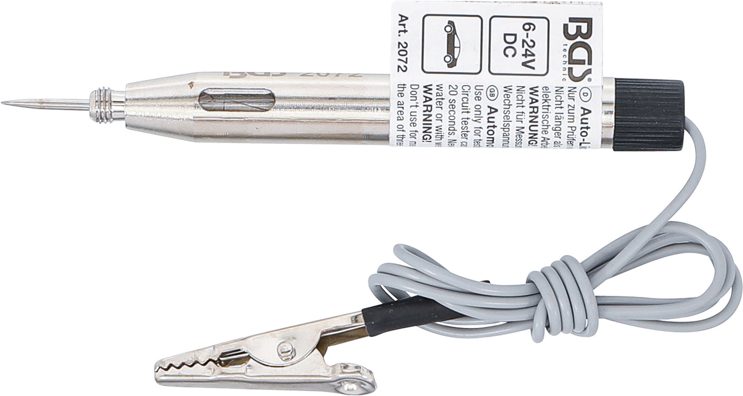 BGS Prüf-Testlampe Lampe für KFZ Elektrik 6-24 Volt Stromprüfer Prüflampe