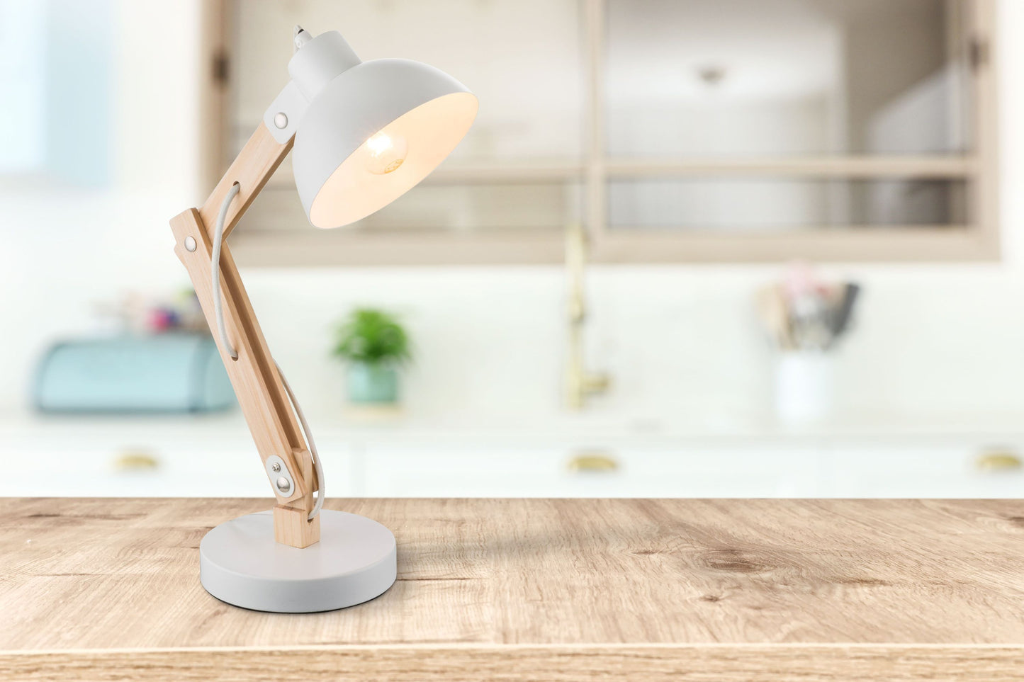 Tongariro Tischleuchte weiß