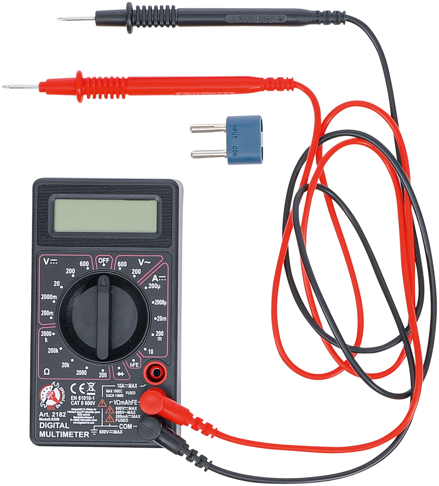 BGS Digital-Multimeter mit 7-Segment-Anzeige