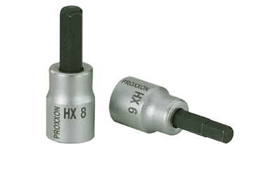 Proxxon 3/8'' Innensechskanteinsatz, 80 mm
