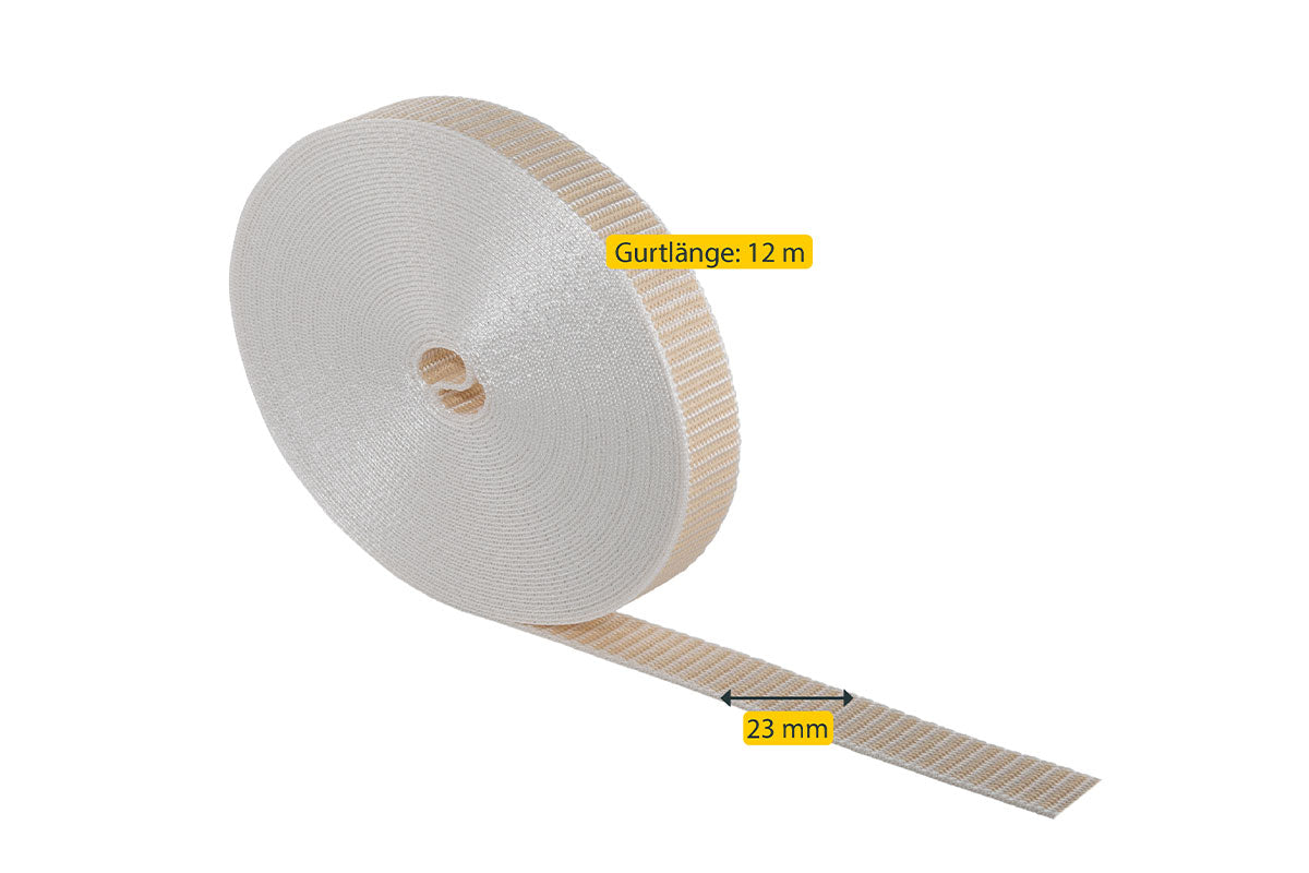 Schellenberg Rolladengurt "Maxi" | 12 m lang | beige