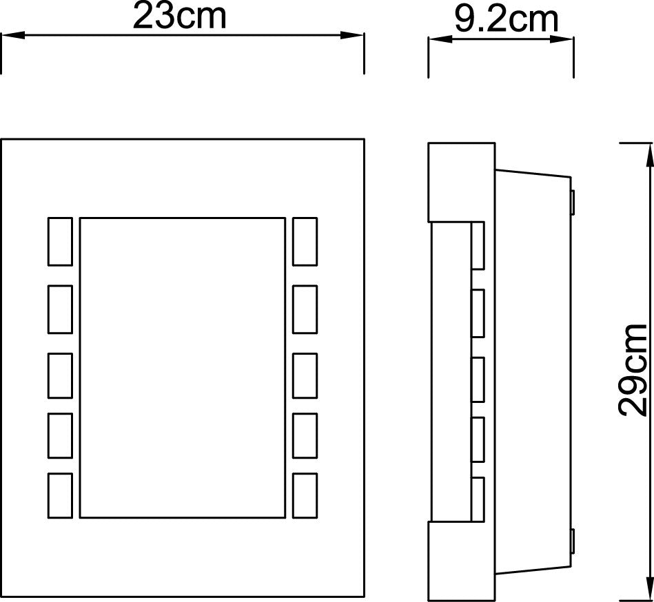 Orlando Außenleuchte Edelstahl