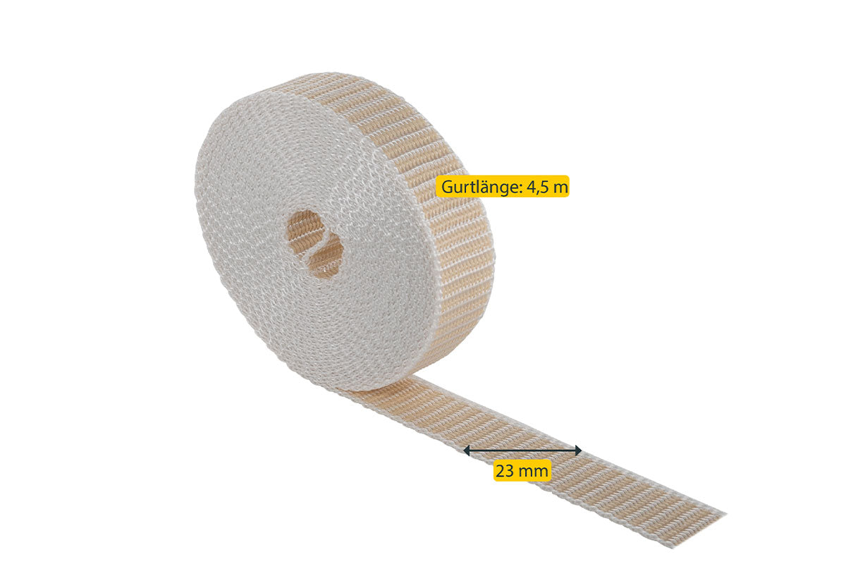Schellenberg Rolladengurt "Maxi" | 4,5 m lang | beige