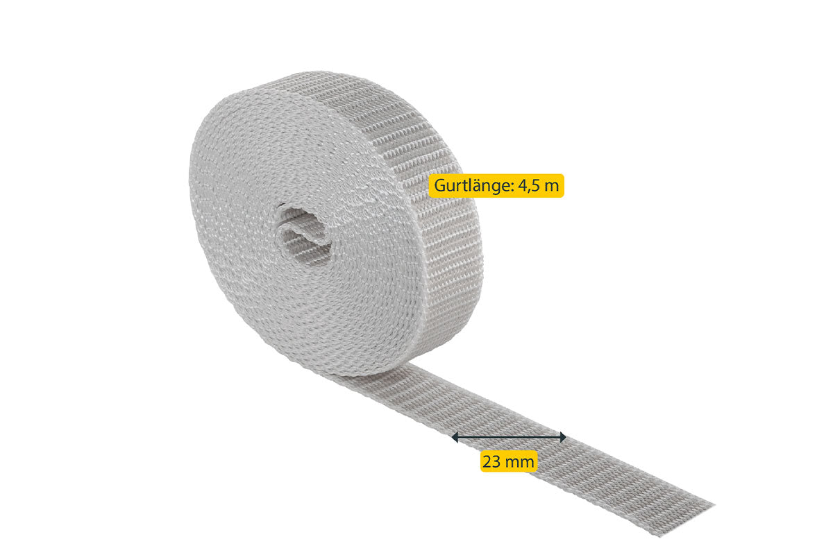 Schellenberg Rolladengurt "Maxi" | 4,5 m lang | grau