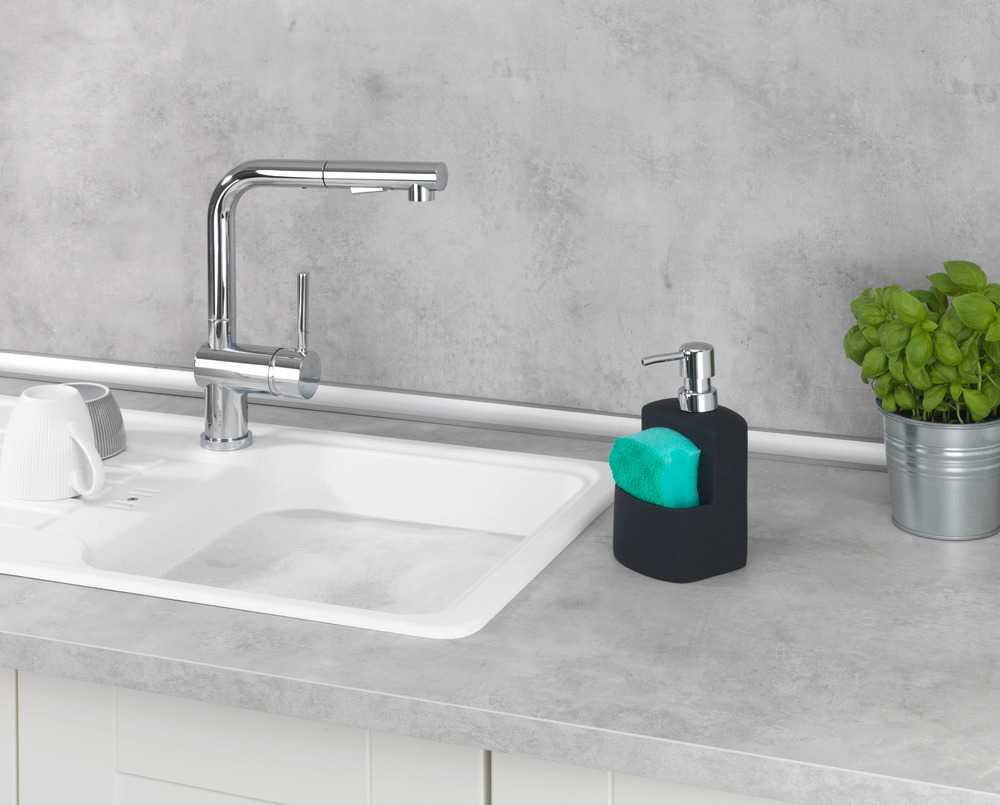 Wenko Spülmittelspender Festival schwarz