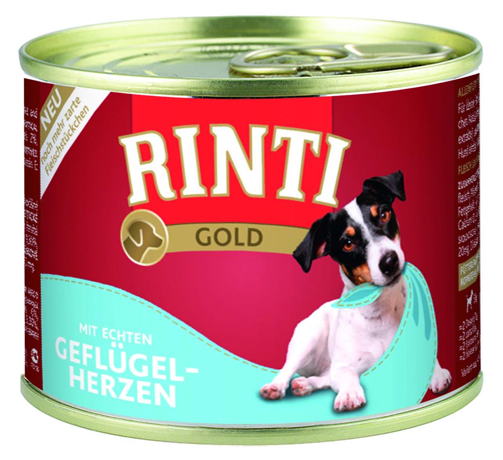 Rinti Gold Geflügelherzen, Dose 185 g