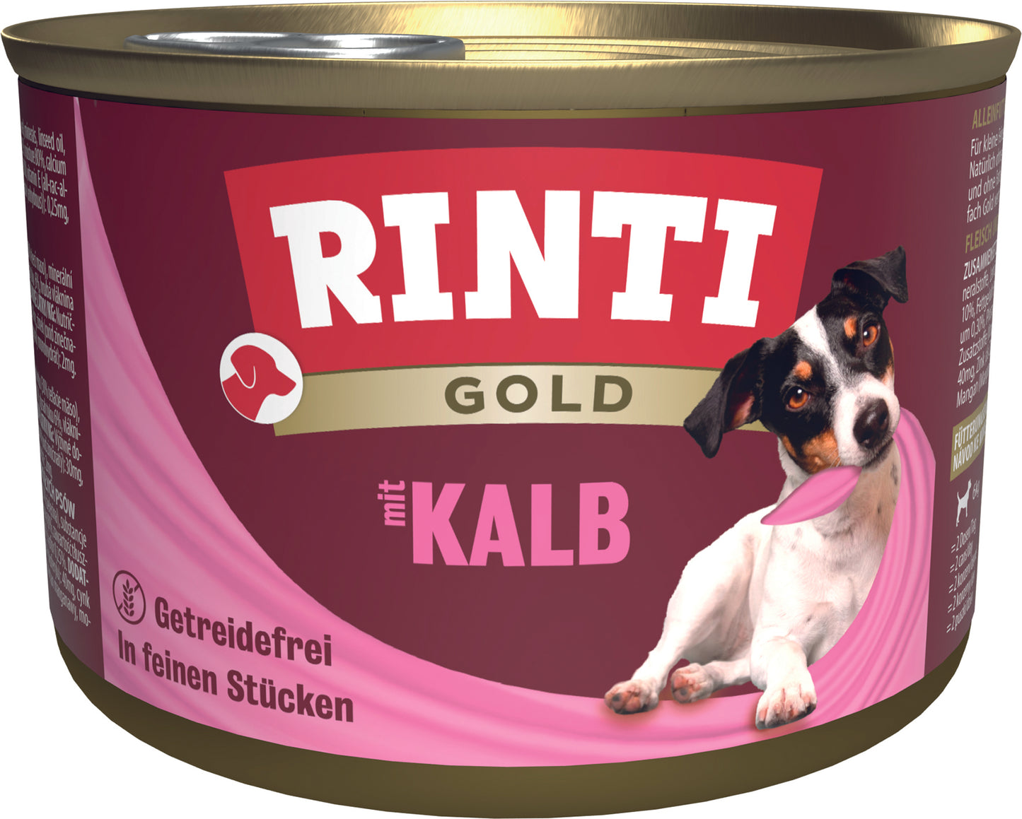 Rinti Gold Kalbstücke, Dose 185 g