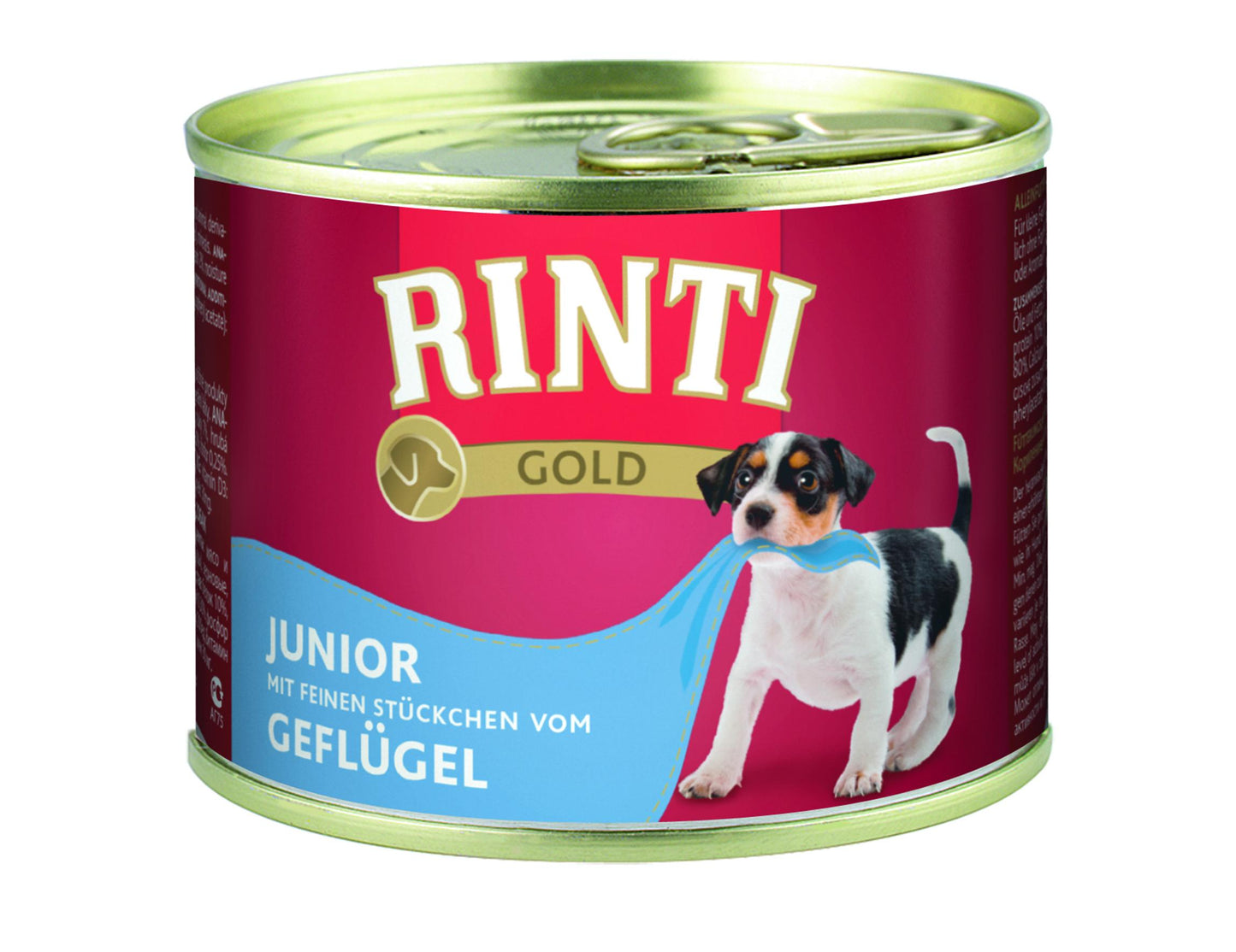Rinti Gold Junior + Geflügelstückchen, Dose 185 g