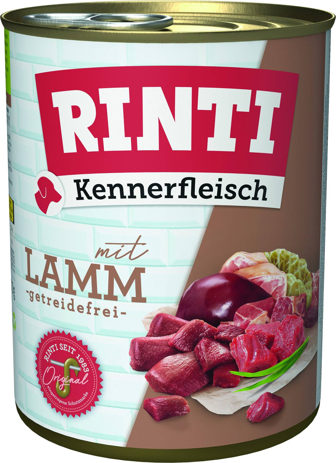 Rinti Kennerfleisch Lamm, Dose 800 g