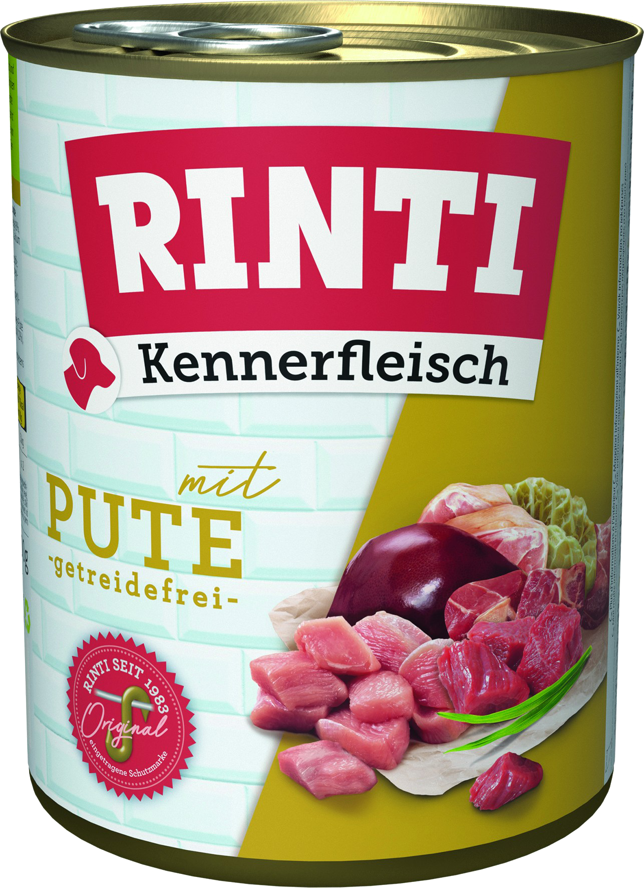 Rinti Kennerfleisch Pute, Dose 800 g