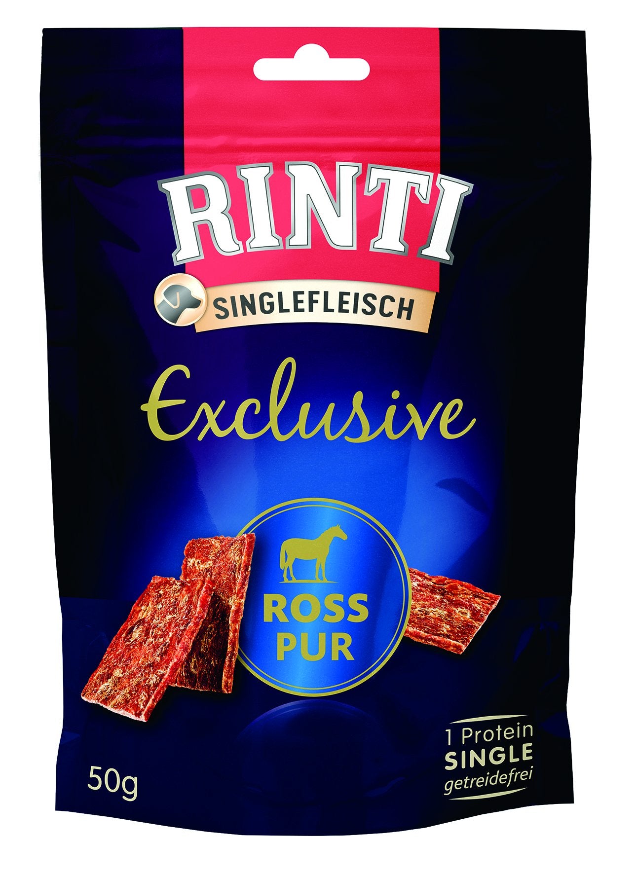 Rinti Singlefleisch Snack Ross 50g
