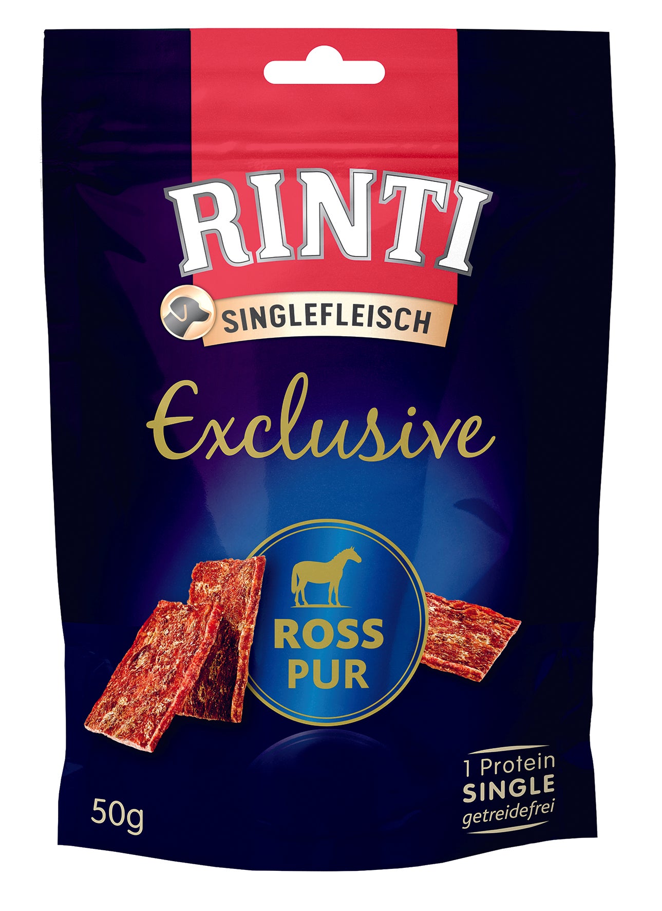Rinti Singlefleisch Snack Ross 50g