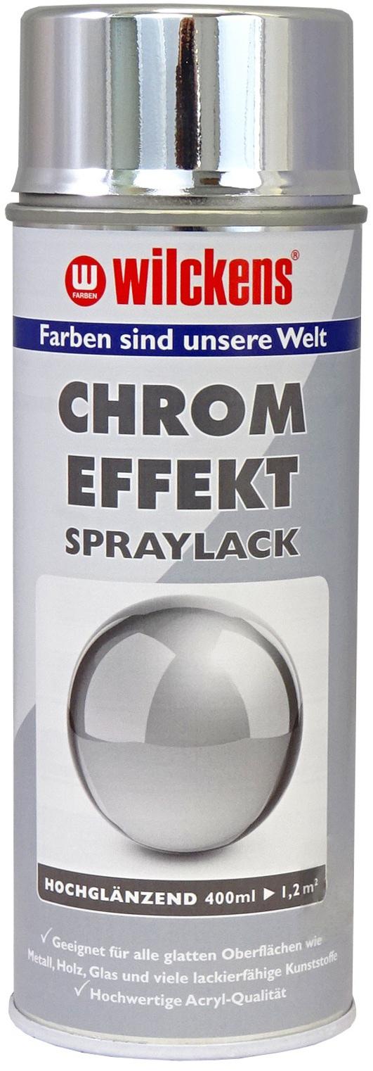 Wilckens Chrom-Effekt Spraylack 400ml | Lack, silber, Glanz, Sprühfarbe, Farbe, Chromspray