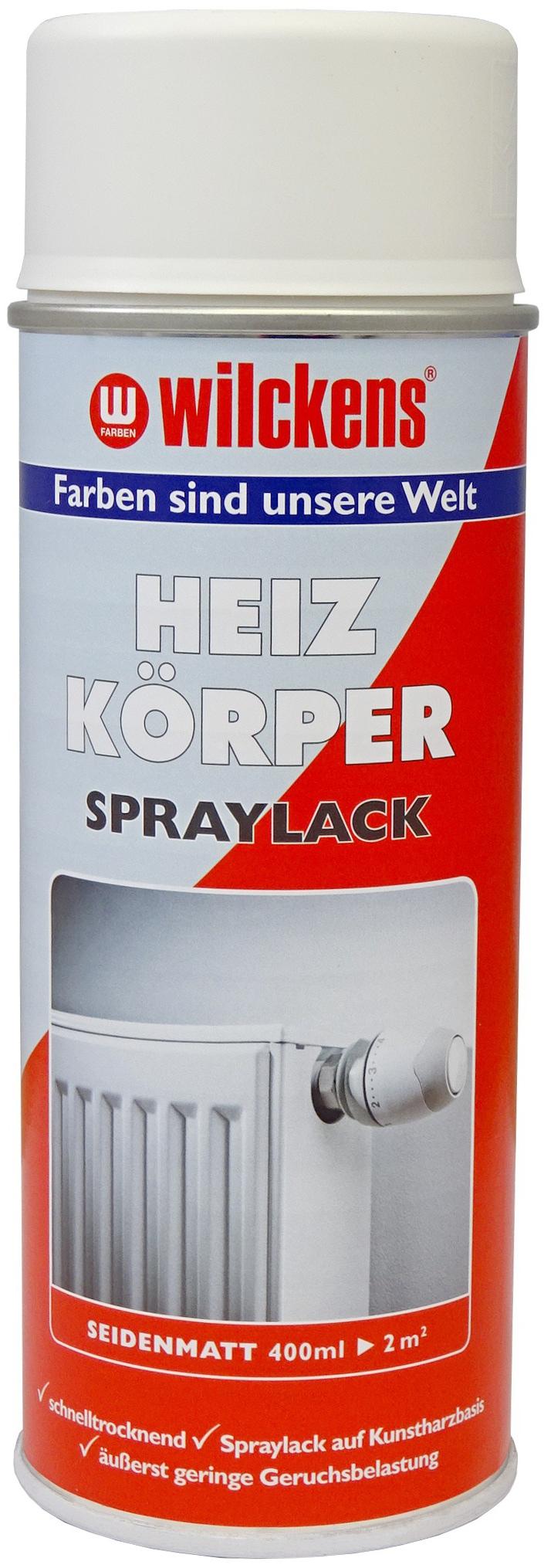 Wilckens Heizkörper Spraylack weiß | 400ml seidenmatt
