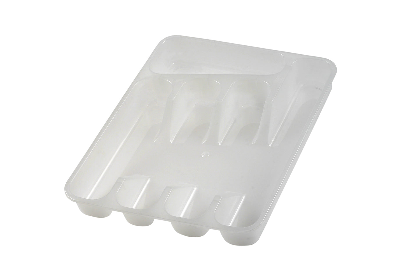 Besteckkasten Pablo 5-fach 33,5 x 26,5 x 5cm, transparent