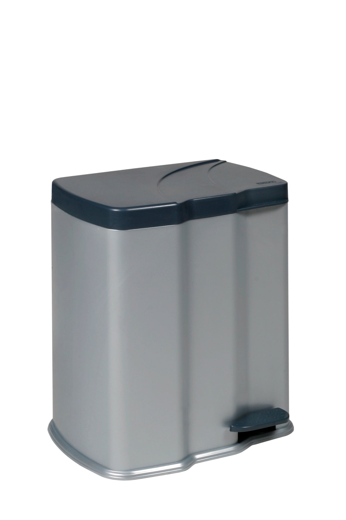 Treteimer Gunnar 7 L + 15 L light silver