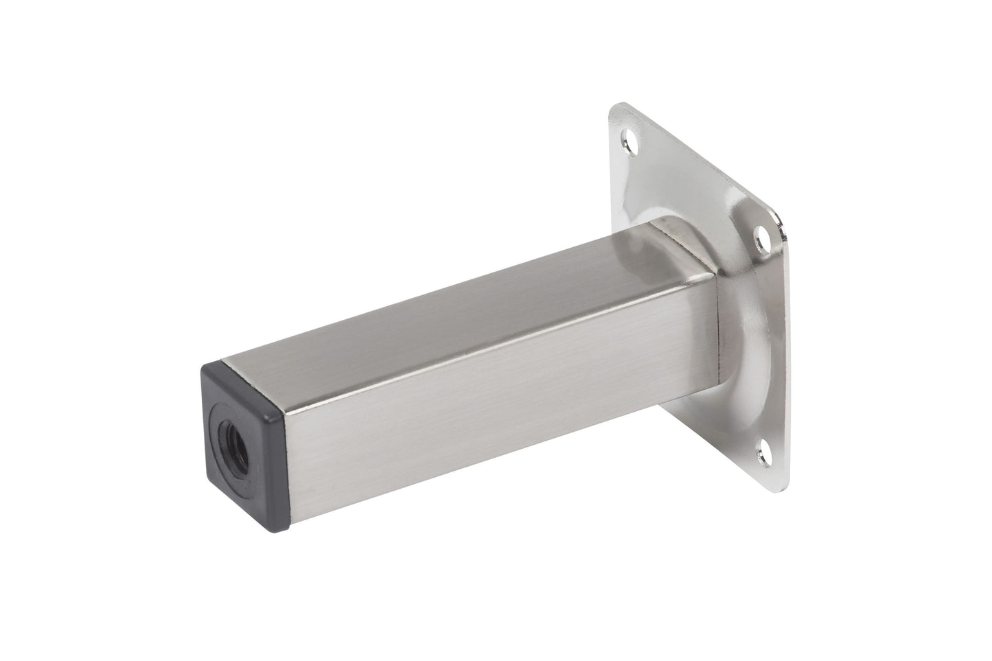 Möbelfuß kantig Edelstl. 100mm