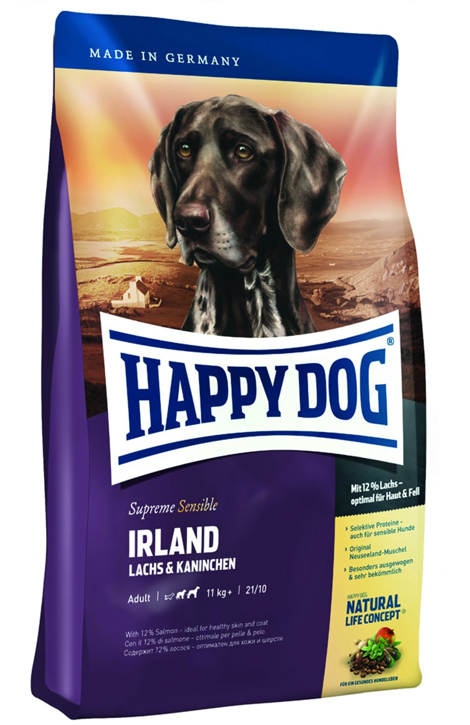 Happy Dog Supreme Irland Lachs / Kaninchen 1 kg