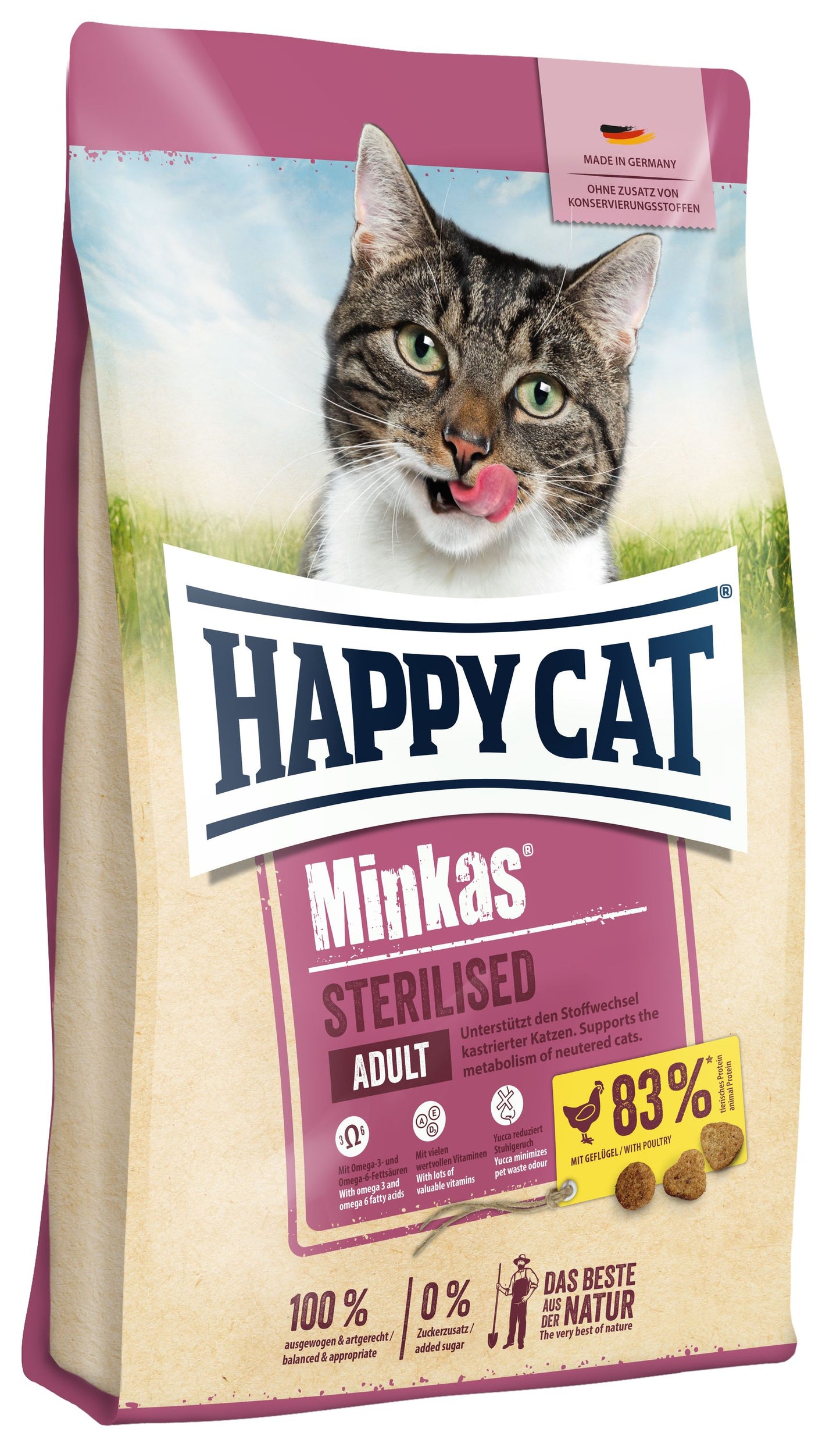 HC Minkas Sterelised Geflügel 500g