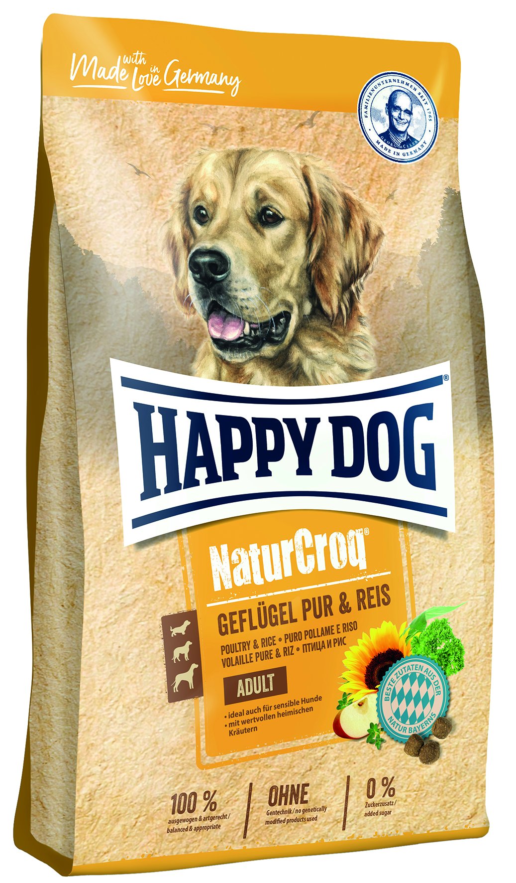 Happy Dog NaturCroq Geflügel & Reis 1kg