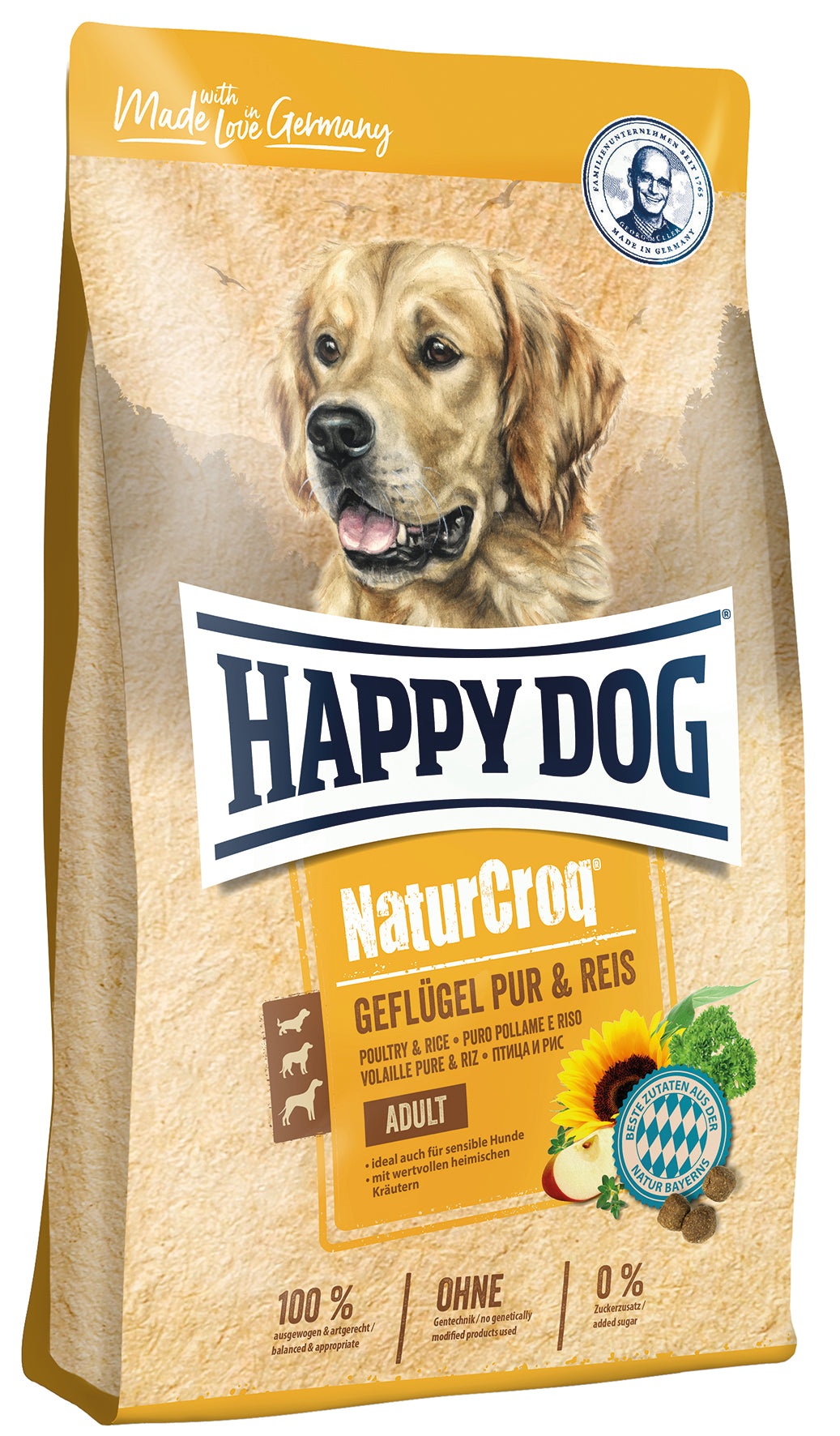 Happy Dog NaturCroq Geflügel & Reis 1kg
