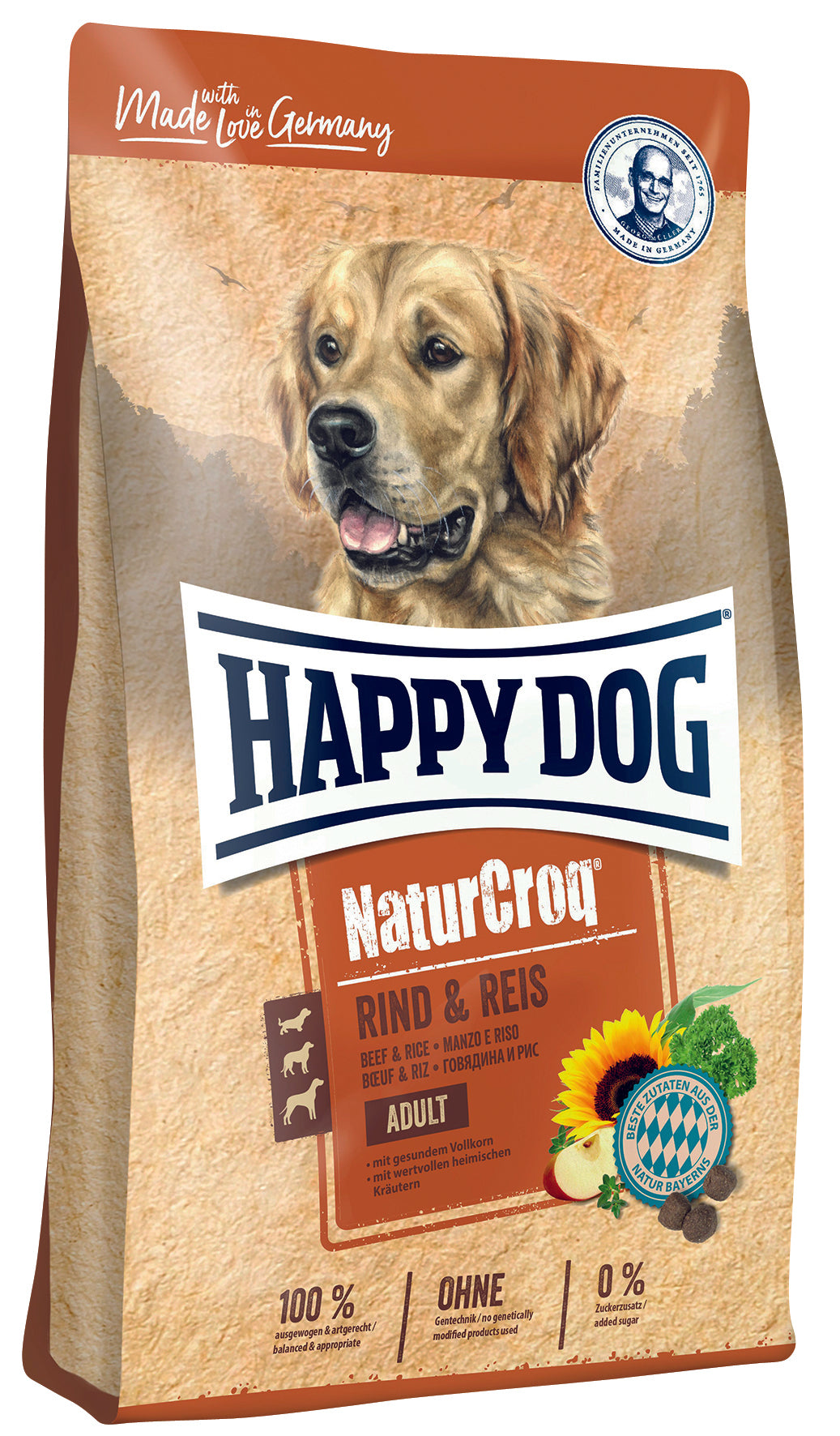 Happy Dog Natur-Croq Rind & Reis 4 kg