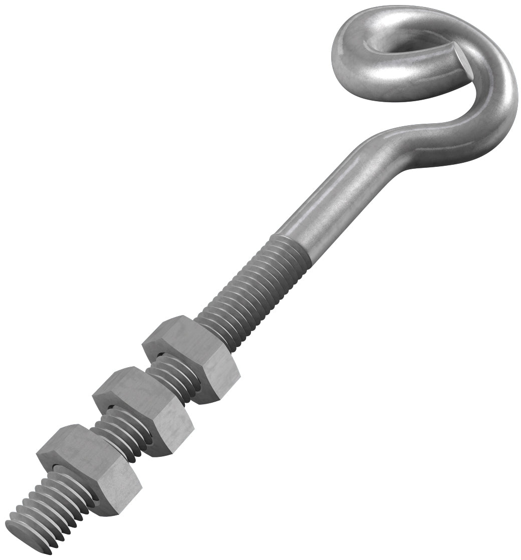 Schraubhaken M10x140mm verz.