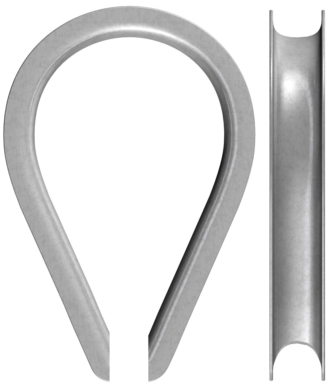 Kausche f. Seil bis 3mm,