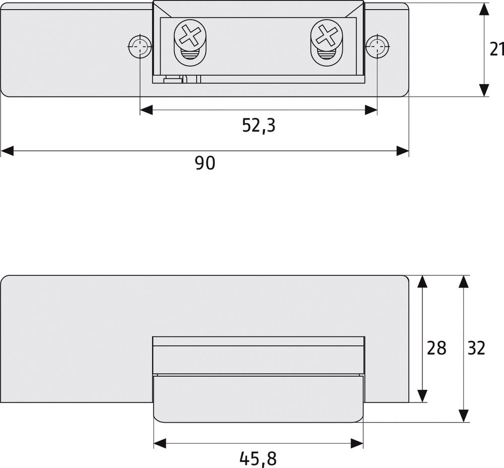 ABUS elektrischer Türöffner ET60 | schwarz