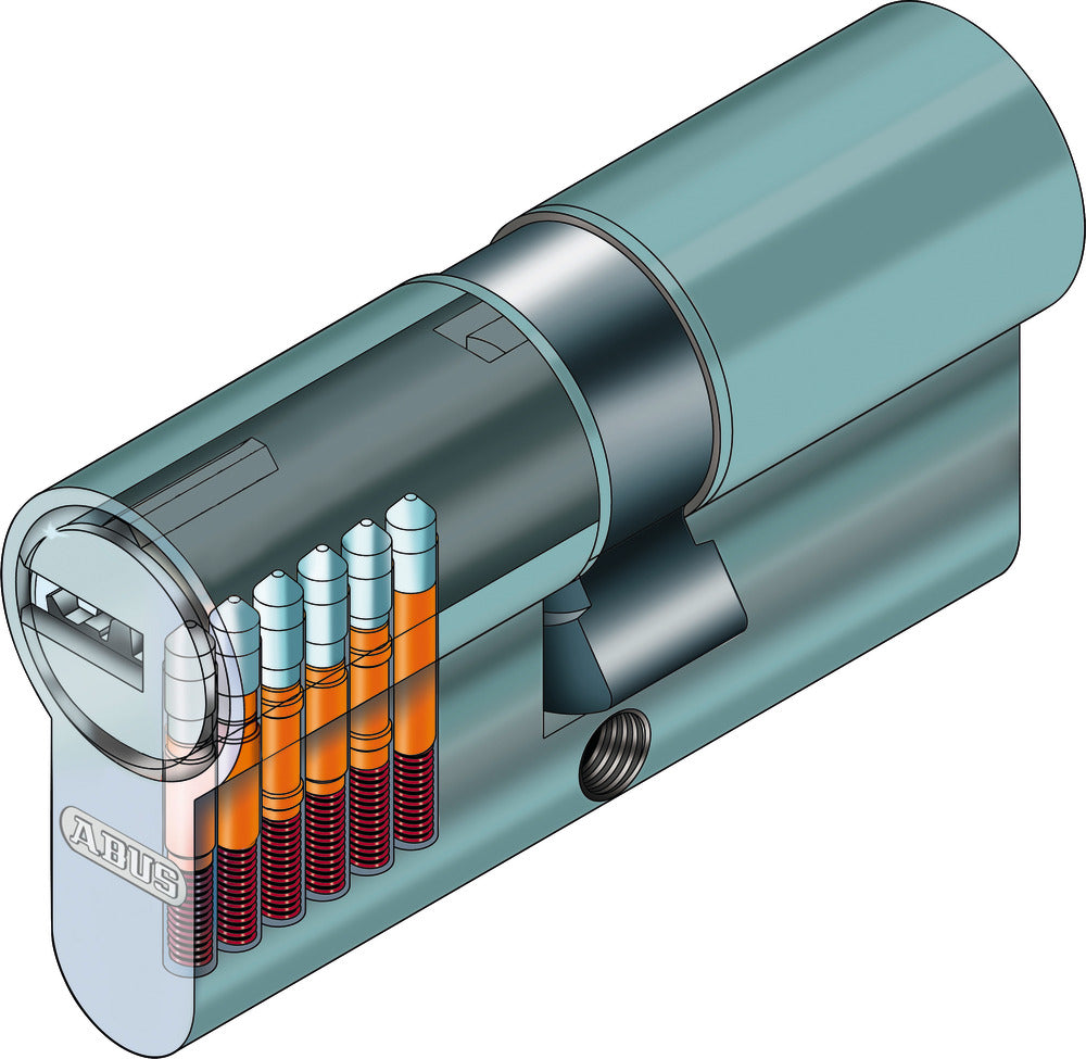 ABUS Profilzylinder 40/45 mit Schlüsselkarte | 5 Schlüssel D6XNP