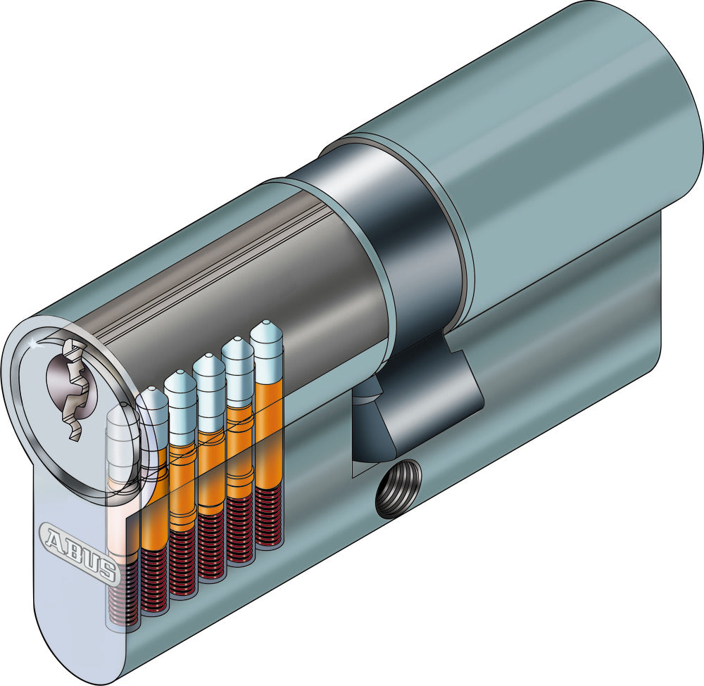 ABUS Profilzylinder 10/30 mit Schlüsselkarte | 3 Schlüssel E20NP