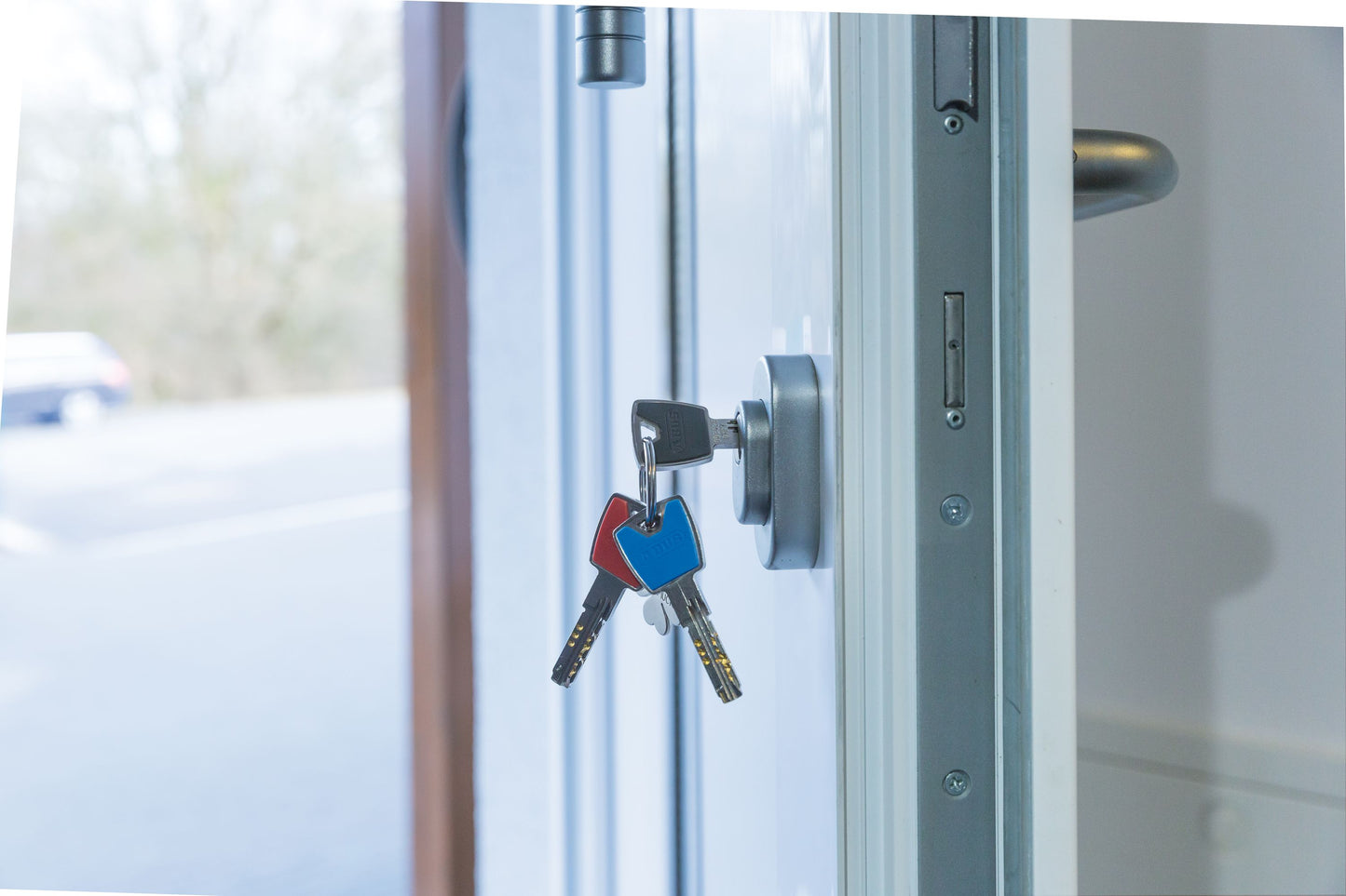 ABUS Profilzylinder 30/30 mit Schlüsselkarte | 5 Schlüssel E30NP