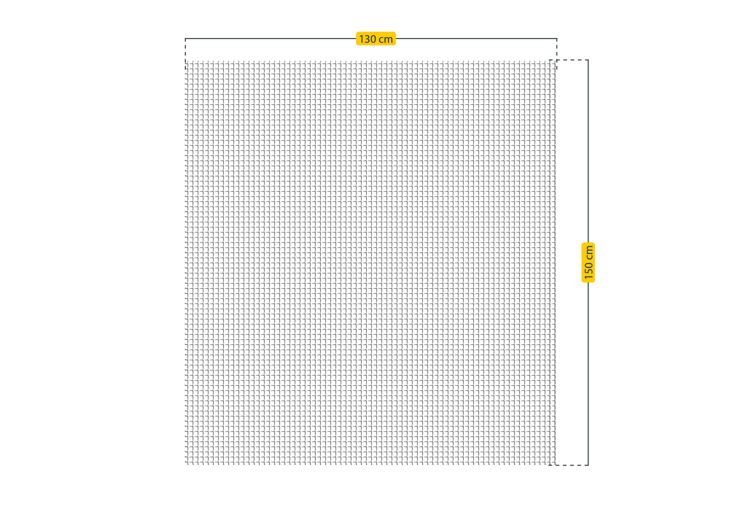Schellenberg Fliegengitter 130 x 150 cm für Fenster | weiß