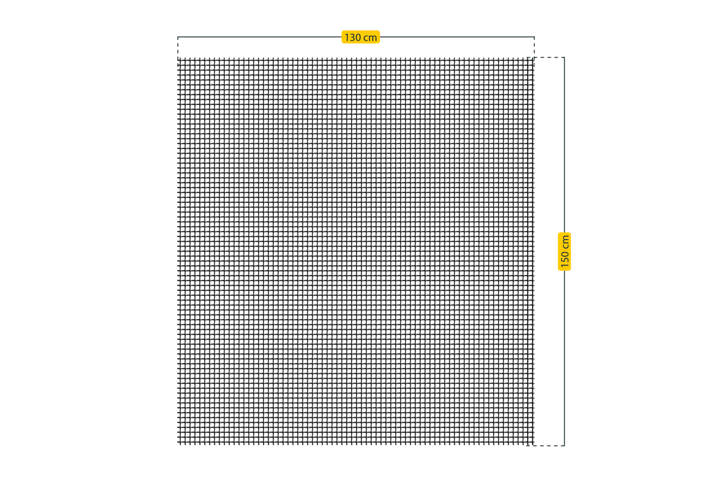Schellenberg Fliegengitter 130 x 150 cm für Fenster | anthrazit