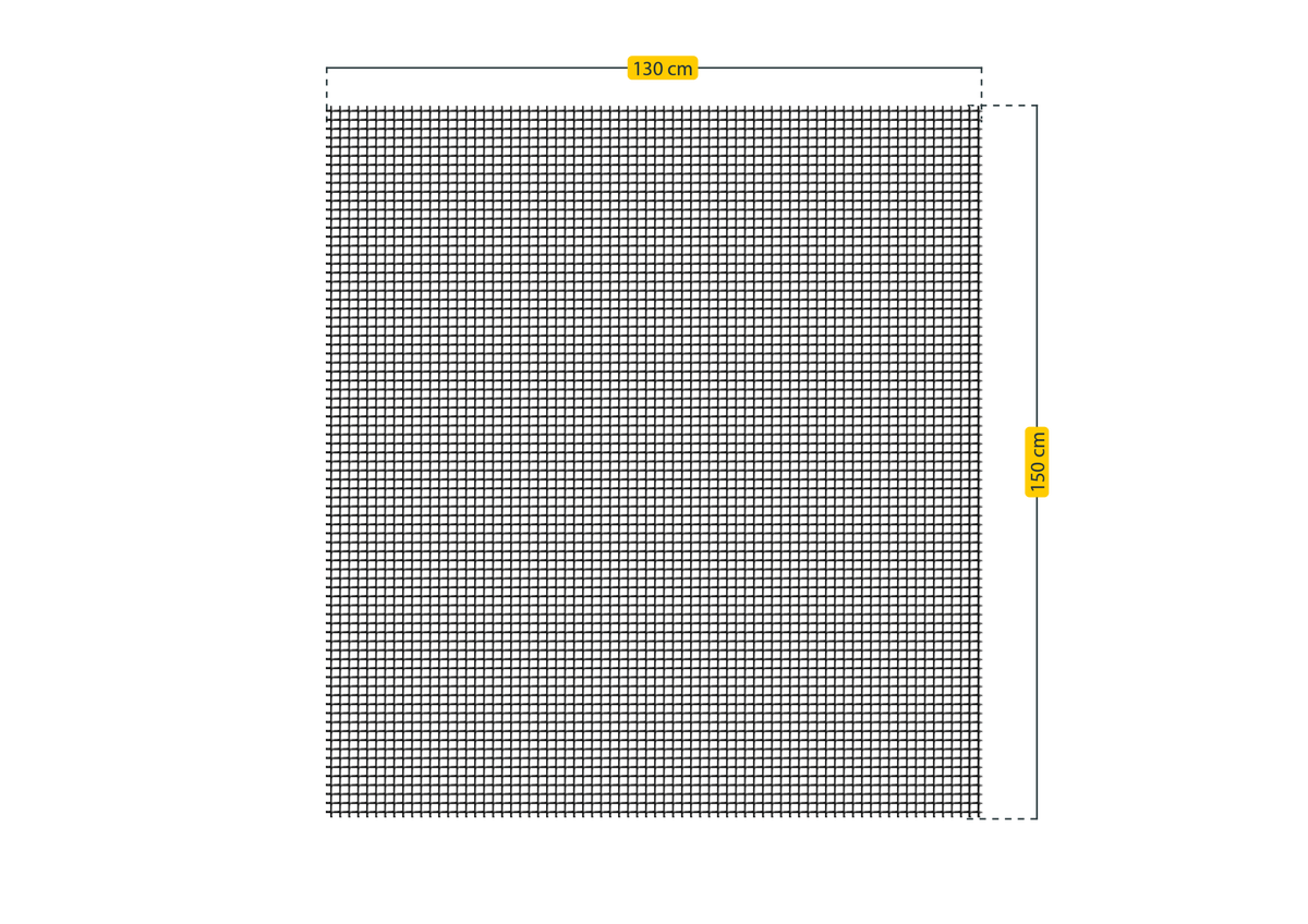 Schellenberg Fliegengitter 130 x 150 cm für Fenster | anthrazit