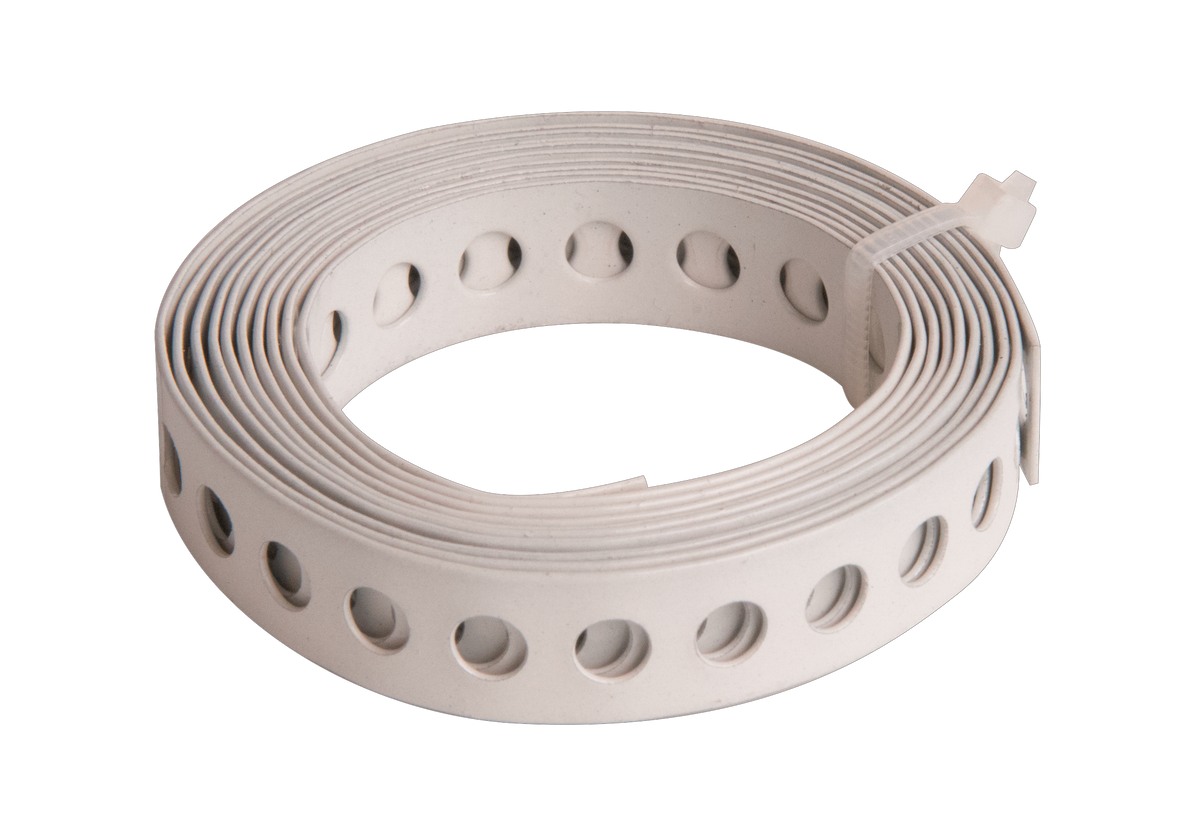 Lochband, vz.weiß, 12 mm, 1,5 m vz, weiss be.